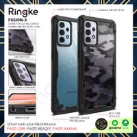 RINGKE FUSION-X Samsung Galaxy A52 / A72 Hybrid Case - A52, Camo Black