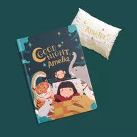 Paket Buku Cerita Anak Good Night + Sarung Bantal Custom Pesanan