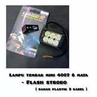 lampu tembak 6led mini atau junior