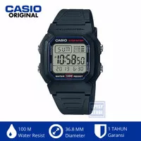 Casio Original W-800H-1AVDF W800 W800H Illuminator Jam Tangan Digital