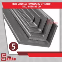 Besi siku 5x5 [ panjang 6 meter ] siku besi 5 x 5 cm