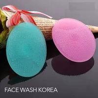 Sikat Silikon Pembersih Wajah Silicone Facial Clean Pad Brush RANDOM