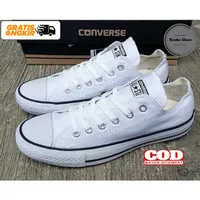 converse allstar chuck taylor white Converse putih cewek cowok sekolah