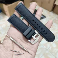 Strap Tali Jam Tangan Karet Ruber Strap 24mm Police Timberland Diesel