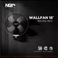 Kipas Angin Dinding Gantung Besi 18 inc / Nagoya Tornado Wall Fan 18in