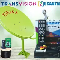 PARABOLA TRANSVISION NUSANTARA HD PAKET SET