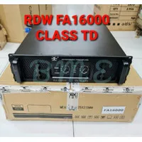 Power Amplifier RDW FA16000 / FA 16000 CLASS TD ORIGINAL RDW