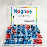 magnet letters / magnetic letters / huruf busa