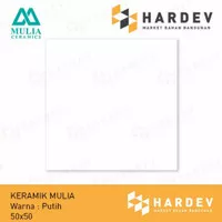 Keramik Lantai Mulia 50x50 Putih Polos KW 1 / Glossy White