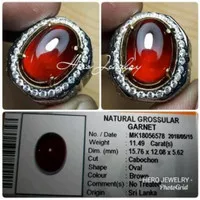 NATURAL GARNET SRILANKA # BATU CINCIN ADA RHODOLITE GREEN TSAVORITE