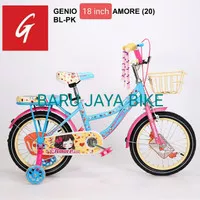 SEPEDA ANAK PEREMPUAN GENIO AMORE 18 INCH by UNITED SEPEDA MINI 18