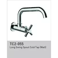WASSER Kran Sink / Long Swing Spout Cold Tap (Tembok) TC2-055