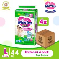 Merries Pants Good Skin L44 Karton Isi 4 Pack | Merries L 44