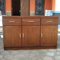 Kitchen set Minimalis Kayu Jati