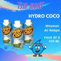 Minuman Air Kelapa Coconut Water Hydro Coco Original 330 ml x 3 pcs