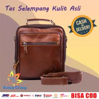 Tas Selempang Kulit Asli Pria Premium Quality