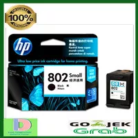 HP 802 SMALL ORIGINAL Black Ink Catridge Hitam printer 1510 2050