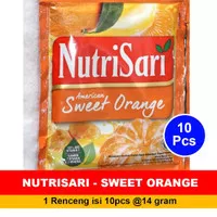 Nutrisari sachet 11 gr (varian buah) isi 10 sachet/renceng