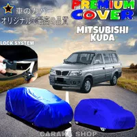 Sarung Mobil MITSUBISHI KUDA Full BIRU Body Cover Penutup Kuda PREMIUM