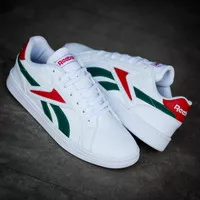 SEPATU ORIGINAL REEBOK ROYAL COMPLETE 2 WHITE RED GREEN