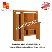 MEJA BELAJAR || LEMARI BELAJAR BIG PANEL || MBS 318