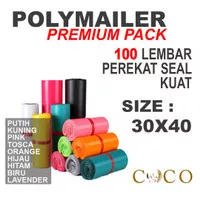 Plastik Polymailer Warna 30 X 40 Kantong Packing Tebal Premium 60 Mic