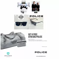 kacamata hitam sunglasses Police Original MIB Origins 1 SPL872K-0700