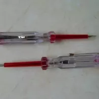 Test pen TesPen Alat Tes Listrik Obeng Kelistrikan Test Pen Merah