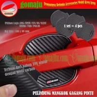 Door Handle Protector Pelindung Gagang Pintu Mobil Carbon Style