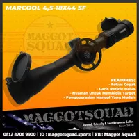 RIFLESCOPE MARCOOL 4.5-18 X 44 SF | TELE TEROPONG PCP AIRSOFT BERBURU