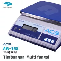 Timbangan ACIS AW-15X, Kapasitas 15 kg ketelitian 1 g