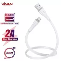 CABLE VIVAN IPHONE SL30S ORIGINAL KABEL DATA USB CHARGER LIGHTNING