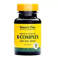 Natures Plus B Complex 60 Tablet - Vitamin Anti Stress dan Saraf BPOM