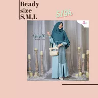 Alwa Hijab Gamis Naisya Set Busui Terbaru Limitid Edition
