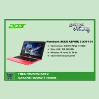 Notebook Acer Aspire 3 A311-31 Intel Celeron N4000 Ram 4/500 GB HDD