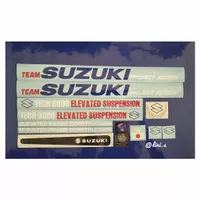 Cutting stiker Sepeda Team Suzuki Tech 6000 Elevated Suspension