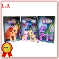 Mainan Boneka Kuda Poni -Tomindo Little Pony Isi 4 Pcs - 1082