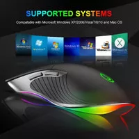 Optical USB Gaming Mouse Kabel Wired Gaming Mouse LED RGB 3200 Dpi X6