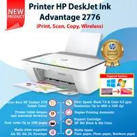Printer HP 2775 2776 Print Scan Copy WiFi Bluetooth Ink Cartridge 682