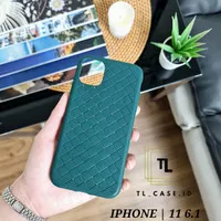IPHONE 11 6.1 | WOVEN LINE Soft Case Leather anti heat