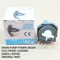 Motor Drain Pump Mesin Cuci Front Loading Model Kotak