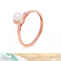 Cincin Emas Mutiara The Caribbea Cosmic Moon Pearl - Ring Series