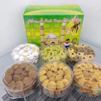 kue kering lebaran (paket isi 6 Toples)