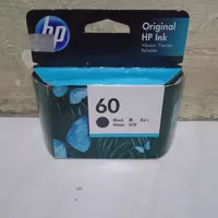 tinta cartridge hp 60 black original