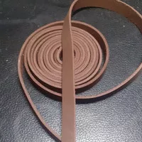 Tali Suede Kulit Asli / tali Beludru Bahan Gelang Kalung Lebar 0.5 cm