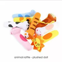 Animal Rattle Plushed Doll Mainan Stick Toet Toet