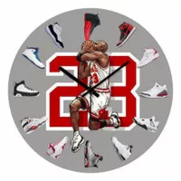 Jam dinding Michael Jordan 01/Diameter:30cm.