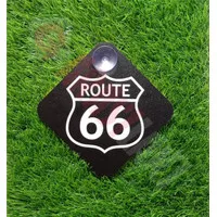 Car signboard tempelan kaca ROUTE 66