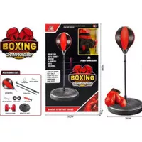 Mainan Anak Alat Latihan Tinju Boxing Samsak Tinju Boxing ChampionShip