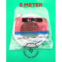 KABEL LAN MURAH 5M 5 METER RJ45 CAT5E CAT 5E UTP CABLE NETWORK